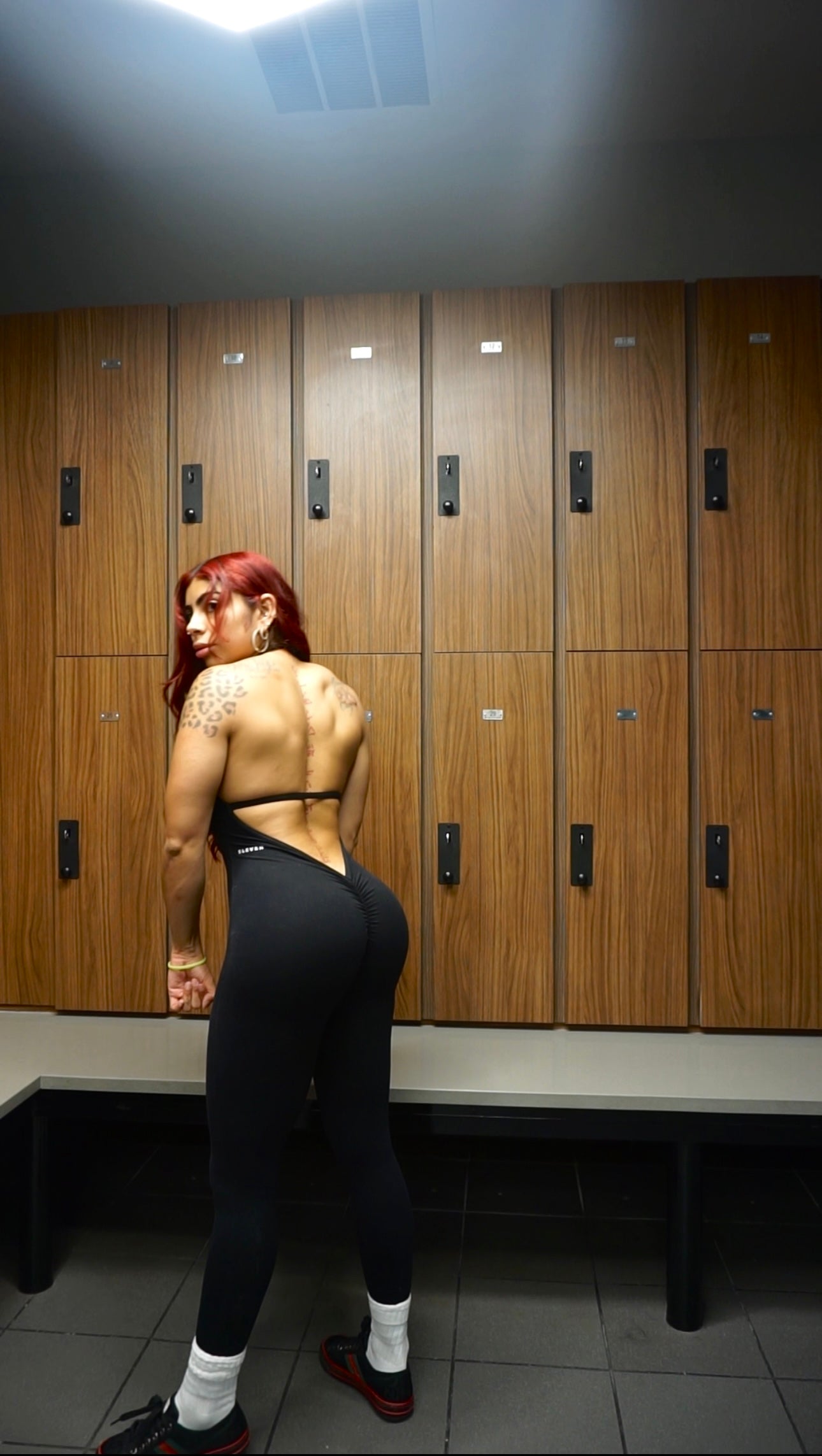 Halter Neck backless one piece jumpsuit ( Black )