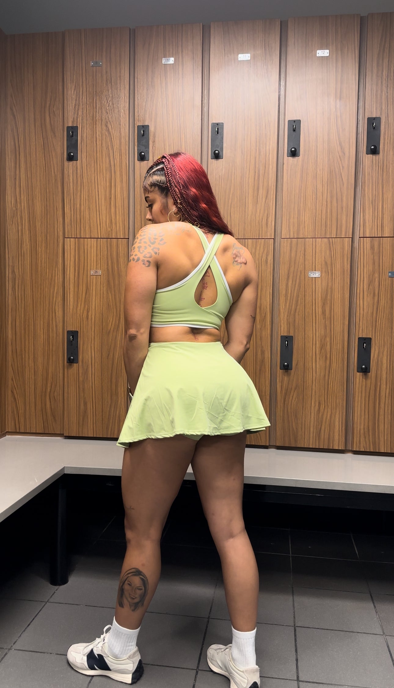 Women Sports Wear Quick Dry Workout Exercise One Piece Sexy Girls Tennis Dress