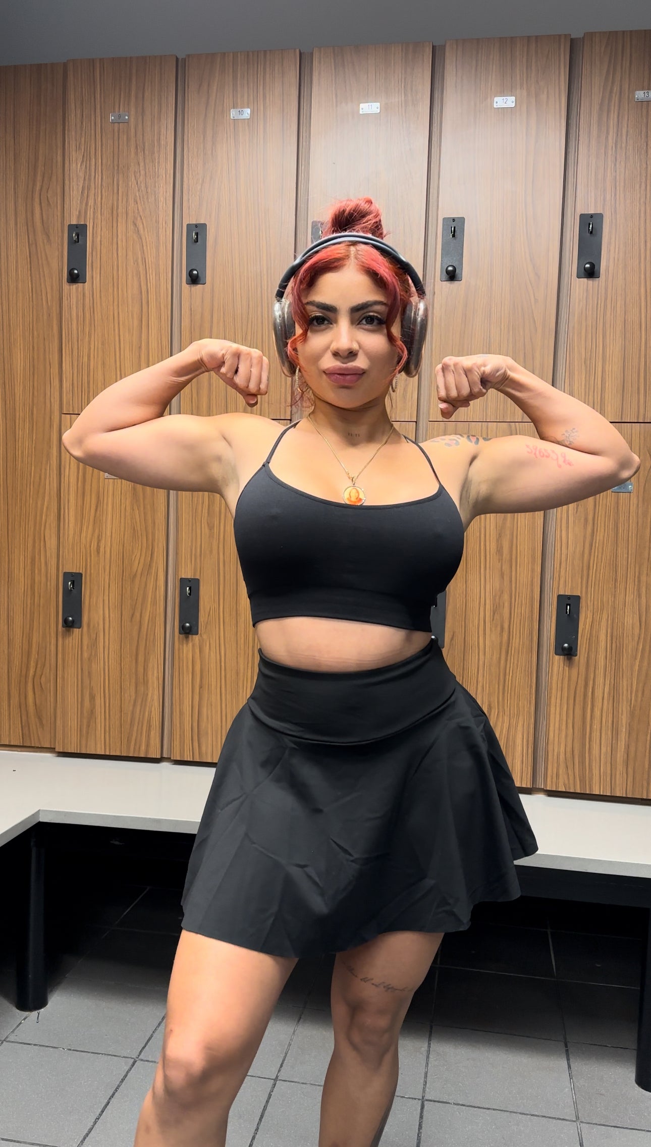 Ladies Sportswear Fitness Pleated Running Workout Tennis Skirt